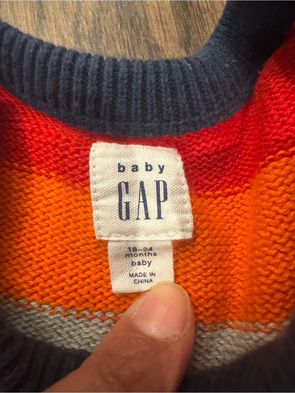 GAP Multi-Color Striped Sweater One Piece.